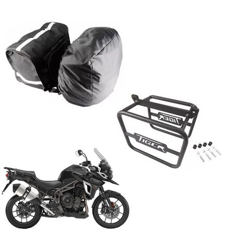 Menor preço em Alforge Nylon C/capa + Afastador Triumph Tiger 1200 Explorer - Ja alforges