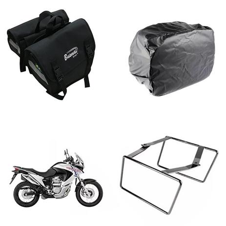 Alforge Universal C/ Capa + Afastador Honda Xl700 V Transalp - Ja alforges Menor preço em Alforge Universal C/ Capa + Afastador Honda Xl700 V Transalp - Ja alforges