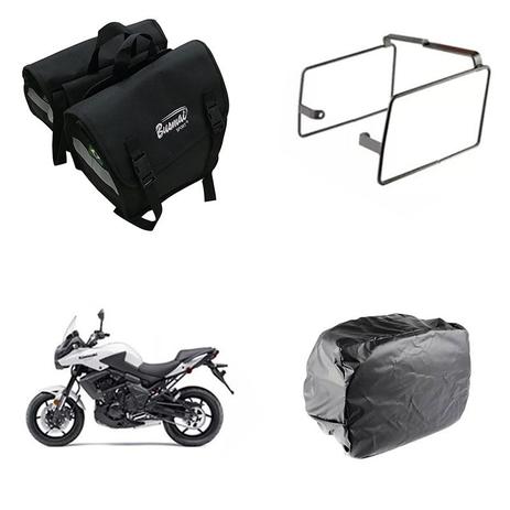 Alforge Universal C/ Capa + Afastador Versys 650 Até 2014 - Ja alforges Menor preço em Alforge Universal C/ Capa + Afastador Versys 650 Até 2014 - Ja alforges