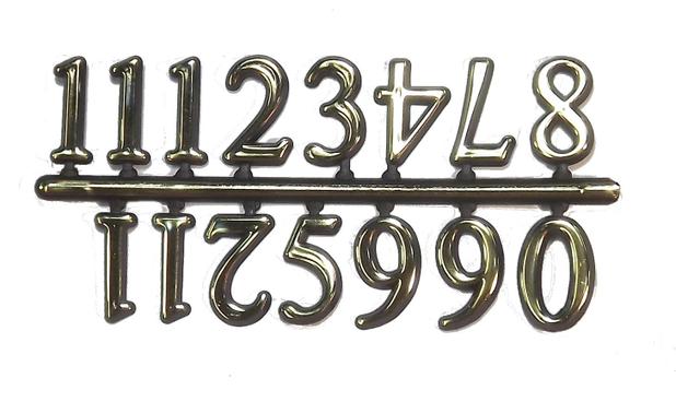 Algarismo e Números Arábico 1,6cm Gigante Ouro - Uniart Menor preço em Algarismo e Números Arábico 1,6cm Gigante Ouro - Uniart