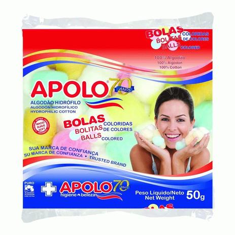 Algodão Colorido Bolinha 50g Apolo - Cremer Menor preço em Algodão Colorido Bolinha 50g Apolo - Cremer