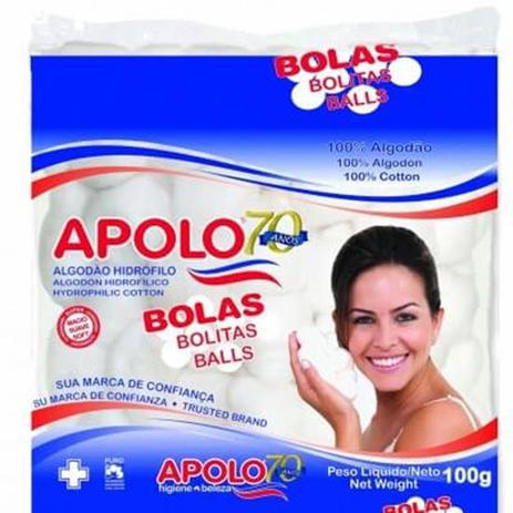 Algodao Hidrófilo Bola Apolo 100 Gramas Menor preço em Algodao Hidrófilo Bola Apolo 100 Gramas