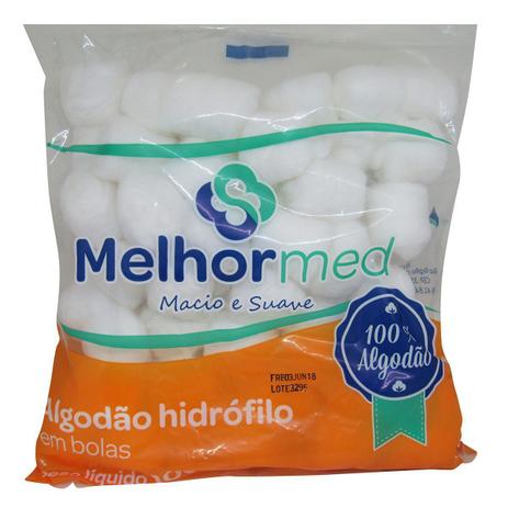 Algodao Hidrófilo em Bolas 100g Melhormed Menor preço em Algodao Hidrófilo em Bolas 100g Melhormed