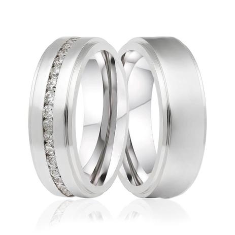 Anel de compromisso de Prata