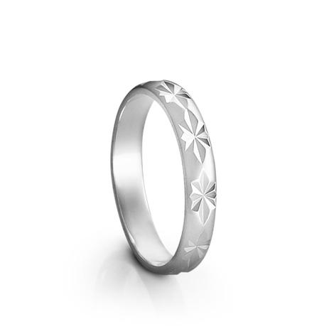 Aliança de Namoro em Prata Silver Star - Prata fina Menor preço em Aliança de Namoro em Prata Silver Star - Prata fina