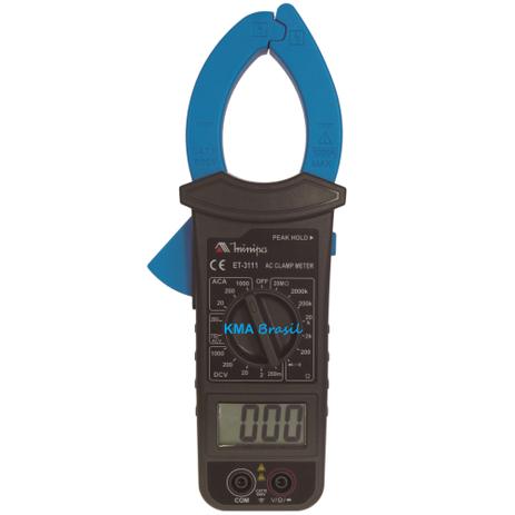 Alicate amperímetro digital profissional cat iii minipa et-3111 Menor preço em Alicate amperímetro digital profissional cat iii minipa et-3111