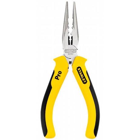 Alicate bico meia cana reto 6” em aço cromo-níquel - Stanley Menor preço em Alicate bico meia cana reto 6” em aço cromo-níquel - Stanley
