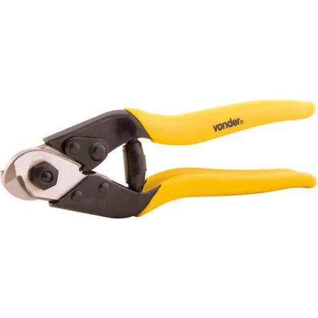 Alicate corta cabos 7.1/2” aço forjado plastificado - Vonder Menor preço em Alicate corta cabos 7.1/2” aço forjado plastificado - Vonder