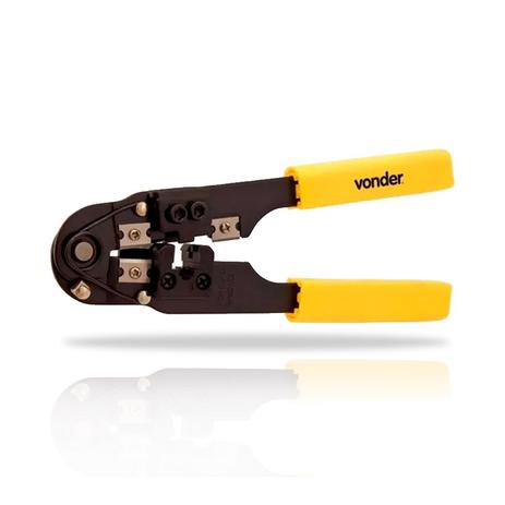 Alicate Crimpador Ac-045 P/ Terminais Rj45/8 Pinos Vonder Menor preço em Alicate Crimpador Ac-045 P/ Terminais Rj45/8 Pinos Vonder