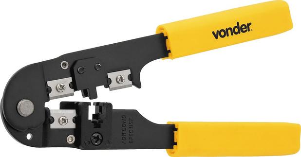 Alicate crimpador ac611 sem catraca para rj11 - Vonder Menor preço em Alicate crimpador ac611 sem catraca para rj11 - Vonder