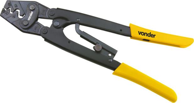 Alicate crimpador acv160 sem catraca 1,25mm² à 16mm² - Vonder Menor preço em Alicate crimpador acv160 sem catraca 1,25mm² à 16mm² - Vonder