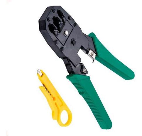 Alicate Crimpador Crimpar Cabo Rede Rj45 E Rj11 Profissional - ENCOBOX Menor preço em Alicate Crimpador Crimpar Cabo Rede Rj45 E Rj11 Profissional - ENCOBOX