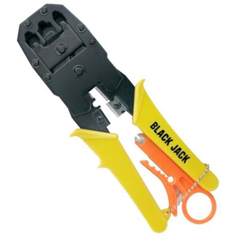 Menor preço em Alicate crimpador para terminais RJ 45 - RJ 9 e RJ 11 - Black jack
