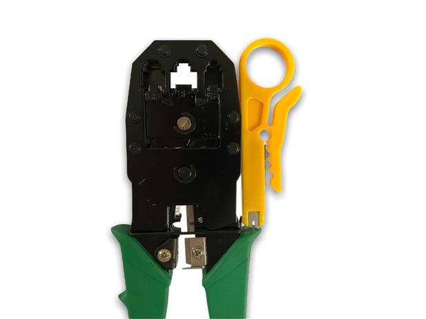 Alicate Crimpar Rj45 Rj11 Cabo De Rede Crimpador Desencapar - BRIWAX Menor preço em Alicate Crimpar Rj45 Rj11 Cabo De Rede Crimpador Desencapar - BRIWAX