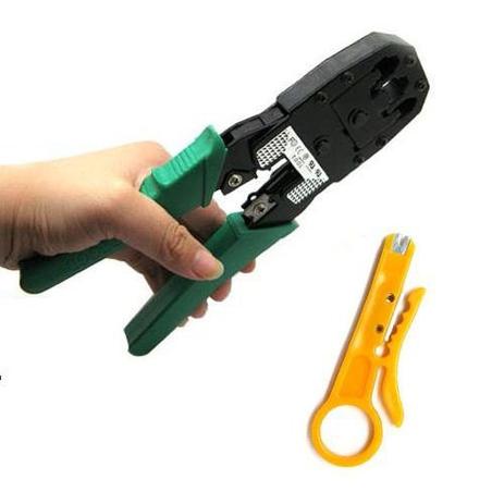 Alicate de Corte Crimpador Crimpar Cabo De Rede Rj45 Rj11 Rj12 Lelong Le-940 Menor preço em Alicate de Corte Crimpador Crimpar Cabo De Rede Rj45 Rj11 Rj12 Lelong Le-940