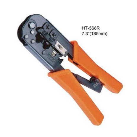 Alicate de Crimpar RJ11/RJ12/RJ45 com Catraca Laranja - HT568R - Tenda Menor preço em Alicate de Crimpar RJ11/RJ12/RJ45 com Catraca Laranja - HT568R - Tenda