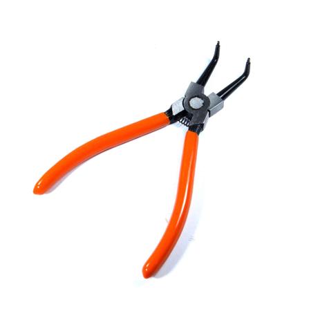 Alicate Para Anéis Interno Curvo 7” 175mm Profissional CRV - Corneta Menor preço em Alicate Para Anéis Interno Curvo 7” 175mm Profissional CRV - Corneta