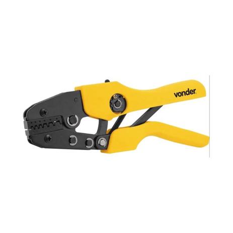 Alicate Prensa Terminal AP054 Com Catraca 0,5mm² À 6mm² p/Terminal Tubular - Peça - Vonder Menor preço em Alicate Prensa Terminal AP054 Com Catraca 0,5mm² À 6mm² p/Terminal Tubular - Peça - Vonder