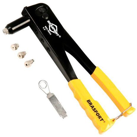 Alicate Rebitador Manual 9,5” 4 Bicos Brasfort Menor preço em Alicate Rebitador Manual 9,5” 4 Bicos Brasfort