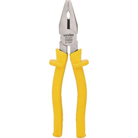 Alicate universal 8” cromo vanádio polido isolado 1000v - Vonder Menor preço em Alicate universal 8” cromo vanádio polido isolado 1000v - Vonder