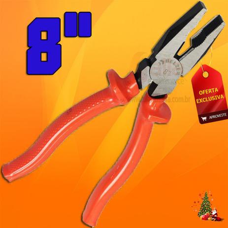 Alicate Universal 8 Pol em Aço Cromo Vanadium Belzer 219022BBR Cabo Emborrachado Menor preço em Alicate Universal 8 Pol em Aço Cromo Vanadium Belzer 219022BBR Cabo Emborrachado
