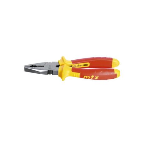 Alicate Universal 8” Professional Amarelo E Vermelho - Mtx Menor preço em Alicate Universal 8” Professional Amarelo E Vermelho - Mtx