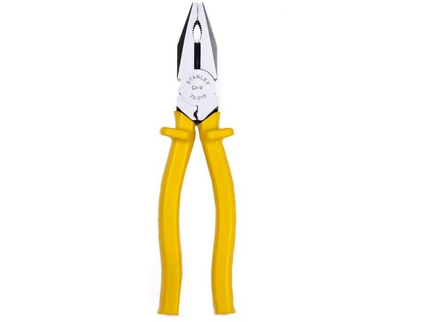 Alicate Universal 8” Stanley - 70-019 Isolado Menor preço em Alicate Universal 8” Stanley - 70-019 Isolado