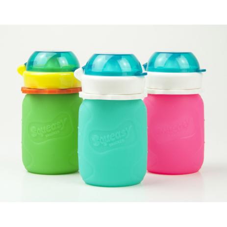 Alimentador de silicone Squeasy 100ml - Gear baby Menor preço em Alimentador de silicone Squeasy 100ml - Gear baby