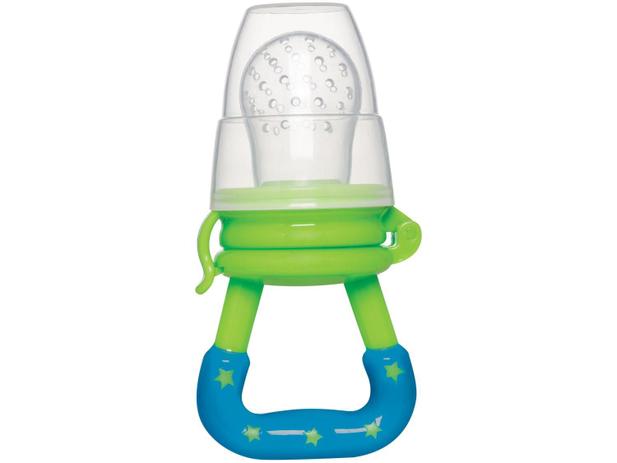 Alimentador para Bebê Azul Buba - Porta-frutinha Menor preço em Alimentador para Bebê Azul Buba - Porta-frutinha