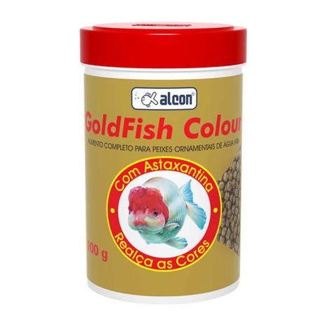 Alimento Completo Alcon GoldFish Colour Para Peixes Ornamentais De Água Fria 100g Menor preço em Alimento Completo Alcon GoldFish Colour Para Peixes Ornamentais De Água Fria 100g