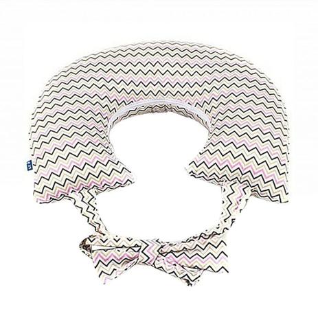 Almofada Amamentação Antialérgica com Laço Chevron Colorido - A. constantini enxoval de bebê Menor preço em Almofada Amamentação Antialérgica com Laço Chevron Colorido - A. constantini enxoval de bebê