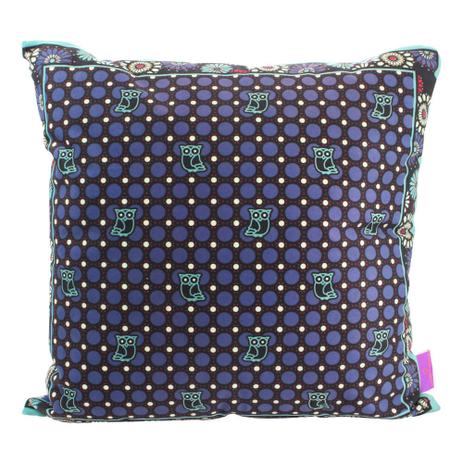 Menor preço em Almofada Corujinha Noturna de Fibra Veludo 40x40cm - Zona Criativa