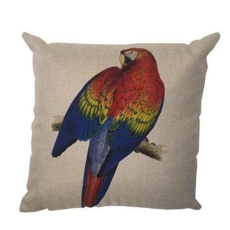 Almofada decoração animal arara tropical colorida - Mais az desing é boa?