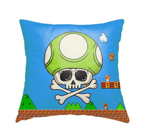 Almofada Decorativa 40x40 Almofada Super Mario Gamer Over - Cn confecções Menor preço em Almofada Decorativa 40x40 Almofada Super Mario Gamer Over - Cn confecções