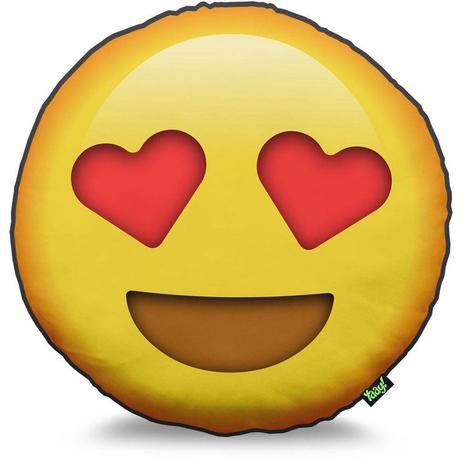 Almofada Emoticon - Emoji Amor - Yaay Menor preço em Almofada Emoticon - Emoji Amor - Yaay