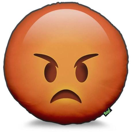 Almofada Emoticon Emoji Bravo 40cm. - Yaay Menor preço em Almofada Emoticon Emoji Bravo 40cm. - Yaay