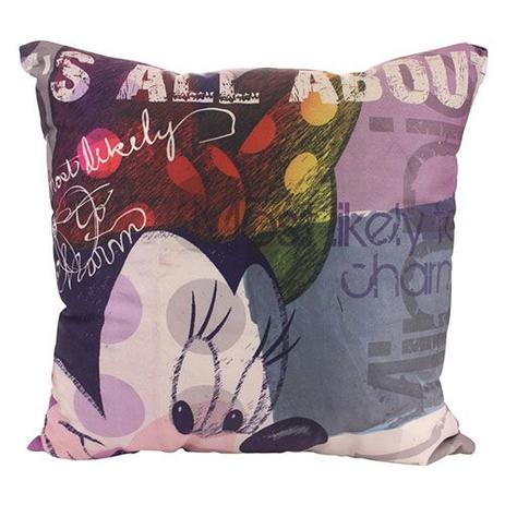 Almofada Fibra de Veludo Minnie Charm - Zona criativa Menor preço em Almofada Fibra de Veludo Minnie Charm - Zona criativa