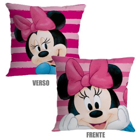Almofada fibra microfibra disney minnie charmosa - Zc Menor preço em Almofada fibra microfibra disney minnie charmosa - Zc