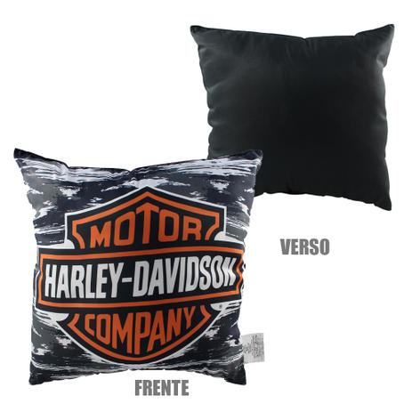 Almofada fibra microfibra harley davidson - Zc Menor preço em Almofada fibra microfibra harley davidson - Zc