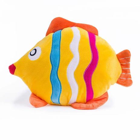 Almofada First Class Decorativa Infantil Fish Bichinho Pelúcia 31cmx26cm Amarelo - China Menor preço em Almofada First Class Decorativa Infantil Fish Bichinho Pelúcia 31cmx26cm Amarelo - China