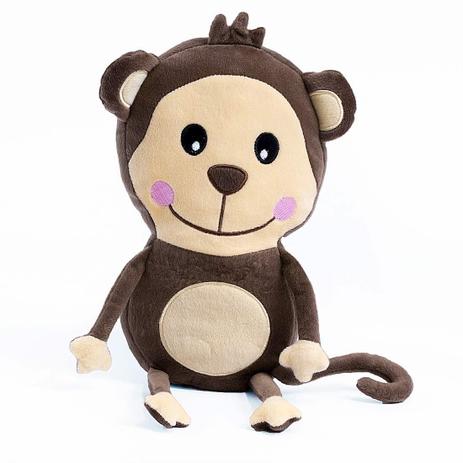 Almofada First Class Decorativa Infantil Monkey Bichinho Pelúcia 38cmx16cm Marrom - China Menor preço em Almofada First Class Decorativa Infantil Monkey Bichinho Pelúcia 38cmx16cm Marrom - China