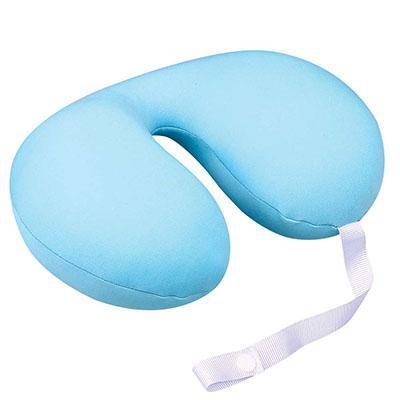 Almofada Floc Apoio De Pescoço Bebê Azul Com Porta Chupeta Menor preço em Almofada Floc Apoio De Pescoço Bebê Azul Com Porta Chupeta