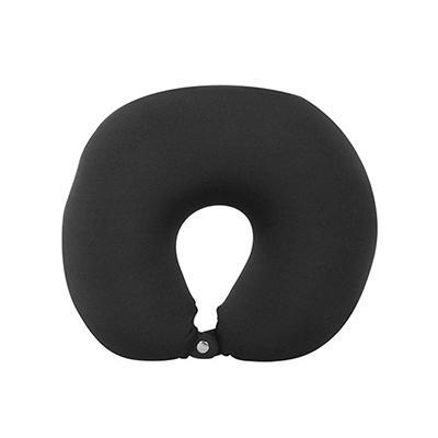 Almofada Floc Apoio De Pescoço Preto Menor preço em Almofada Floc Apoio De Pescoço Preto