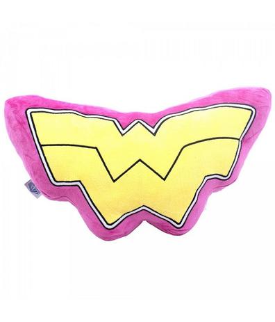 Almofada Formato Símbolo Mulher Maravilha (Fibra) - Liga Da Justiça - Dc comics Menor preço em Almofada Formato Símbolo Mulher Maravilha (Fibra) - Liga Da Justiça - Dc comics