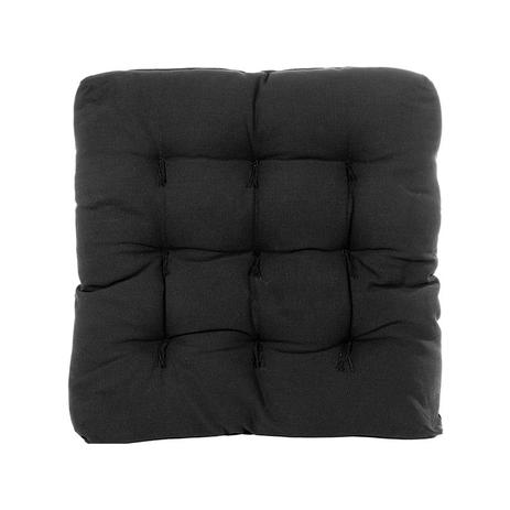 Almofada Futton Confort - 40 x 40 cm Preta - Artesanal teares Menor preço em Almofada Futton Confort - 40 x 40 cm Preta - Artesanal teares