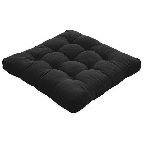 Almofada Futton Confort 70x70cm Preto - Artesanal teares Menor preço em Almofada Futton Confort 70x70cm Preto - Artesanal teares