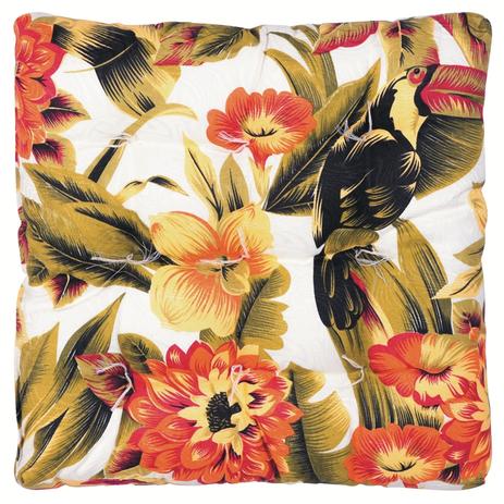 Almofada Futton Jacquard Estampado D1 40x40cm Arara - Artesanal teares é boa?