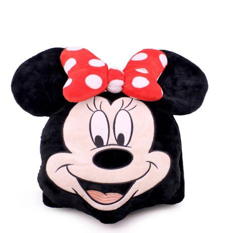 Almofada Multi-Função Formato Minnie (Fibra) - Disney - Village Menor preço em Almofada Multi-Função Formato Minnie (Fibra) - Disney - Village