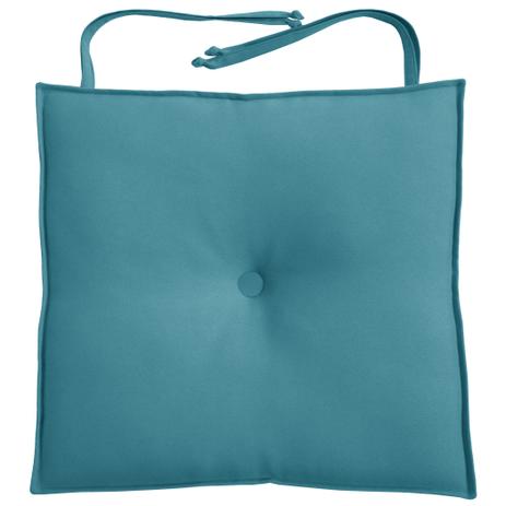 Almofada Para Assento de Cadeira 40x40cm Moond - Turquesa - Ecaza Menor preço em Almofada Para Assento de Cadeira 40x40cm Moond - Turquesa - Ecaza