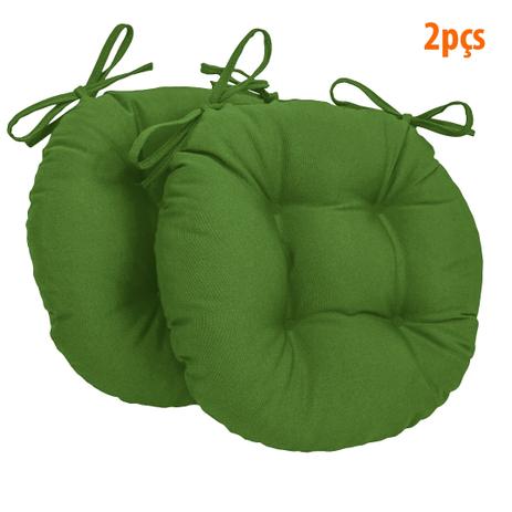 Almofada Para Assento Redondo Ø40cm - Verde 2 Peças - Ecaza Menor preço em Almofada Para Assento Redondo Ø40cm - Verde 2 Peças - Ecaza